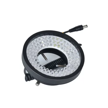Reglabil Microscop 96 LED-uri de Lumină Inel de Iluminare Lampă pentru Industria Stereo Microscop Camera Lupa cu Adaptor de Alimentare