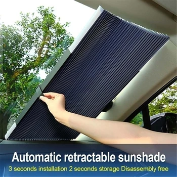 Izolare termică parasolar Auto Umbrelă de soare Capac parbriz capac retractabil parbriz parasolar fata geamului de protecție solară izolare soare