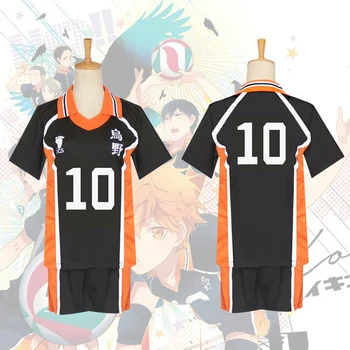9 Stiluri Haikyuu Costum Cosplay Anime Karasuno Liceu Volei Club Hinata Shyouyou Kageyama Sport Tricouri Uniforme