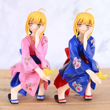 Fate Stay Night Ghemuit Kimono-Halat De Baie Sabie Ver. Acțiune Figura Sexy Model De Păpuși Decor Colecție De Figurine