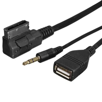 Muzica MDI AMI MMI Interface USB+Încărcător Cablu AUX Pentru Audi A6L A8L Q7 A3 A4L A5 A1 Suportă interfata USB pentru a încărca