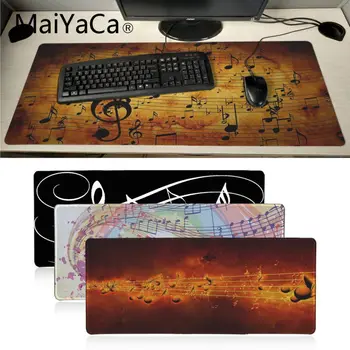 Maiyaca note Muzicale care curge mouse pad gamer covoare de joc Mare Lockedge alfombrilla gaming Mouse pad gamer PC mat