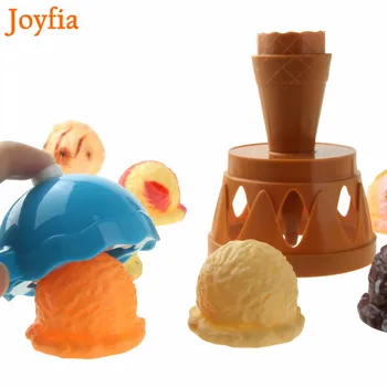 1 Set de Simulare Alimente Bucătărie de Jucărie inghetata Stiva Copii Pretinde Joaca inghetata jucarii Jucarii Educative pentru Copii Fete Cadouri