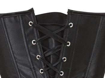 Sexy corset bustiera femei de top corset pentru slabit plus dimensiune negru corset underbust