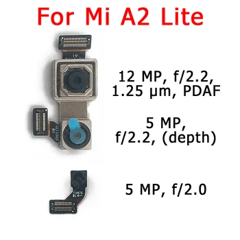 Originale Fata-Spate, Camera Din Spate Pentru Xiaomi Mi A2 Lite Redmi 6 Pro Principale Cu Care Se Confruntă Camera Module Cablu Flex Înlocuire Piese De Schimb