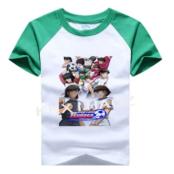 Copii T-shirt pentru Băiat 2020 Anime imprimare Capitanul Tsubasa Baieti T Shirt pentru Fete Topuri de Desene animate pentru Copii tricou baiat Haine N01-9