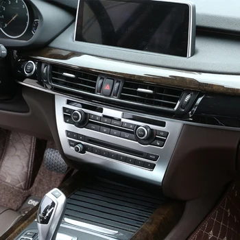 ABS Cromat Pentru BMW X5 F15-2018 ABS Masina Consola centrala Volumul de Aer Condiționat de Cadru Panou Ornamental Accesorii
