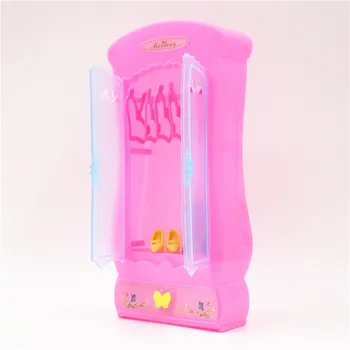 Mobilier Dulap pentru Barbie 1:6 BJD FR Haine Papusa Accesorii Casa Joc Pansament Accesorii