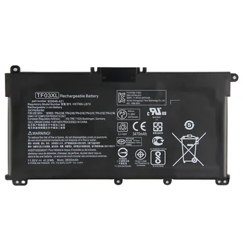 Original Inlocuire Baterie 3630mAh TF03XL Pentru HP TPN-C131 Q188 Q189 Q188 Q190 Q191 Q201 HSTNN-LB7X Baterii de Laptop
