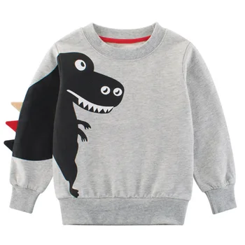 Copii Hanorace Sweatershirts Primavara Toamna Desene animate pentru Copii Dinozaur Pulover Baieti Maneca Lunga, Haine pentru Copii T-shirt Haine
