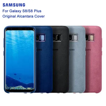 Original Samsung Cover Pentru Galaxy S8 G9508 S8 Plus S8+ SM-G9550 Oficial Alcantara Anti-knock Telefon Mobil Acoperă Fundas Coque
