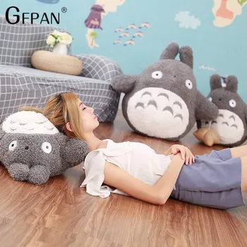 20-70cm Dimensiuni Mari Amuzant Totoro Jucării de Pluș de Desene animate Celebre Totoro Moale de Pluș Umplute de Animale Perna Papusa Cadou Creativ Pentru Copii