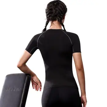 Yoga Top Pentru Femei iute Uscat Sport Shirt Femei de Fitness, Sală de Fitness de Top Tricou Yoga Funcționare tricouri Femei Top Sport