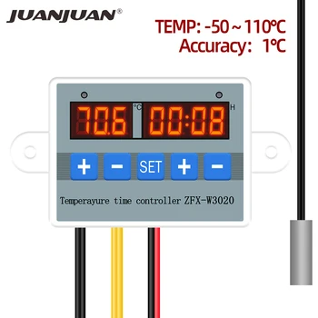 ZFX-W3020 Temperatura Timp Operator Control Termostat Controler Termostat Timer Modul de Control de 12V/24V/220V 21%off