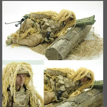 1/6 Scară Armata Uniformă Militară Set Flexibil de 12 țoli Deșert/Jungle papusa ABS Wargame Soldat Lunetist figurine Anime Model