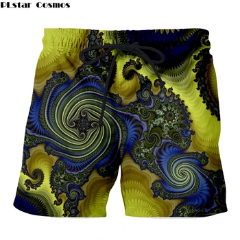 Haine pentru barbati Vara plaja port de Imprimare 3D Casual pantaloni Scurți ochii trippy mystic Gotic Hawaii Mens Pantaloni scurti lumina de neon stil Indian