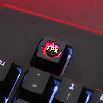 Keycap 1 buc FunPlus Phoenix Zinc-aluminiu capac cheie mecanică de la tastatură taste pentru tastatură mecanică R4 înălțime