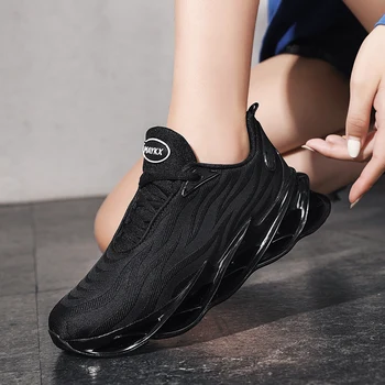 Adidasi Pantofi pentru Femei 2020 Moda Pantofi Ușoare Alb Coș Adidași Respirabil de Mers pe jos Doamnelor Pantofi Plat Negru 36-42-8.5