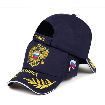 Noua moda RUSIA brodate șapcă de baseball de modă în aer liber cozoroc pălărie bărbați femei casual pălării reglabil cotton capace de sport