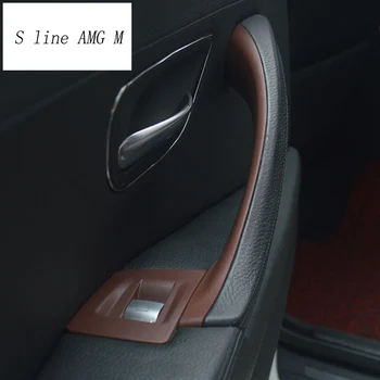 Auto Styling Ușa Cotiera panou decor Acoperă Autocolante pentru BMW seria 5 f10 f18 Geam de Ridicare Butoane Accesorii Auto