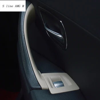 Auto Styling Ușa Cotiera panou decor Acoperă Autocolante pentru BMW seria 5 f10 f18 Geam de Ridicare Butoane Accesorii Auto