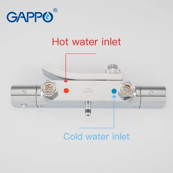 GAPPO duș Robinet termostatic robinet baie mixer termostatic montat pe perete precipitații duș set mixer robinet duș sistemul