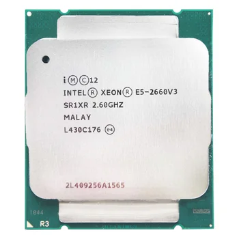 Intel Xeon E5 2660 V3 E5 2660V3 E5-2660 V3 E5-2660V3 Procesor 2.6 Ghz frecventa turbo 3.3 Ghz 10 Core 105W LGA 2011-3 CPU