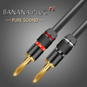 Non-Magneti Fișe Banană Difuzor Audio plug Obligatoriu Post Terminal Banana Conectori 10buc/5pairs