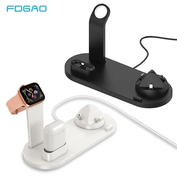 FDGAO Stand de Încărcare Stație de Andocare Pentru Apple Watch Airpods Pro Pentru iPhone 11 pro X XR XS Max 8 7 6S Plus Telefon de Tip C USB Încărcător