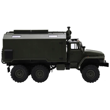 Wpl B36 Ural 1/16 2.4 G 6Wd Masina Rc Camion Rock Crawler Comanda Vehicul de Comunicare Rtr Jucărie Auto Camioane militare
