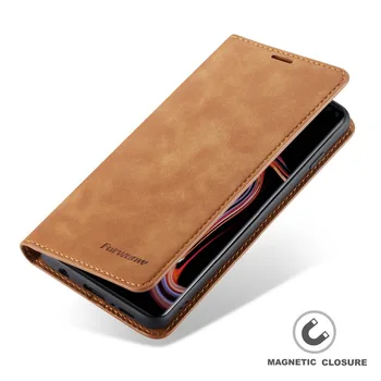 Piele Caz Pentru Samsung Galaxy S10 Plus S10E de Lux Soft Touch Flip Book case Pentru Samsung S 10 E Plus Carte de Portofel Acoperi Cazuri