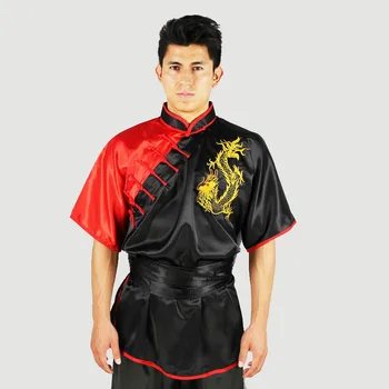 Tai Chi, Arte Martiale Costume de Îmbrăcăminte Brodate Dragon Chinezesc de Haine pentru Barbati Poliester Anti-Rid Reflectorizante Kung Fu Uniformă