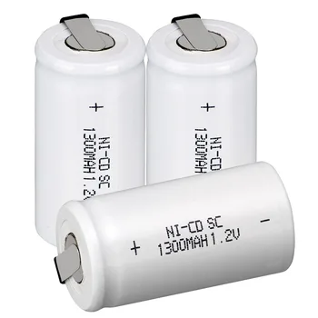 Alba SC 1300mAh ni-cd 1.2 v baterii reîncărcabile baterii 4.25 cm*2.2 cm 1.2 v baterie pentru instrument de putere