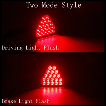 Tak Wai Lee 1buc CONDUS Masina Tailight Frână de Oprire de Marșarier Lampa de Avertizare Impermeabil de Conducere & de Frână Lumină Roșie Flash Stroboscop Styling
