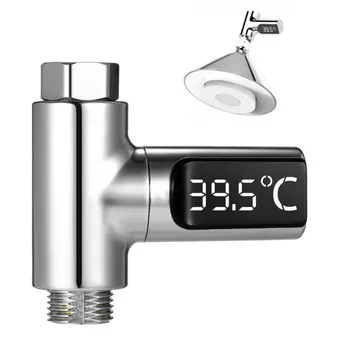 LED Duș cu Apă Termometru Auto-Generatoare de energie Electrică Temperatura Apei Monitor de Energie Contor Inteligent termometru