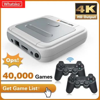 Suport WiFi Ieșire HDMI Super Consola X-a Construit în 50+ Emulatoare 40000+ Jocuri Retro Mini TV/ Video Player Jocul Wireless Gamepad