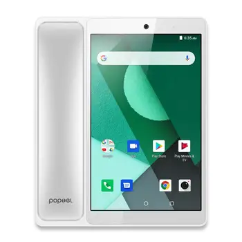 2020 Nou Poptel Wireless Inteligent Tabletphone 8 Inch 2g/16g Bluetooth Handset Android 8.1 Videofon cu Hotspot Dropshipping Afacere