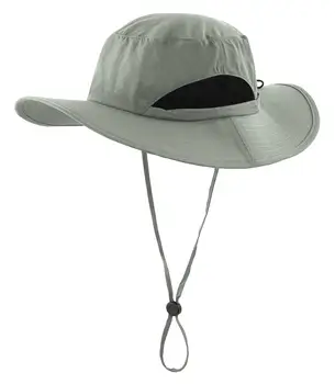 Connectyle Baieti Copii Vara Pălărie De Soare Impermeabil În Aer Liber Iute Uscat Reglabil Margine Largă Pălărie Găleată De Protecție Solară De Pescuit Pălărie