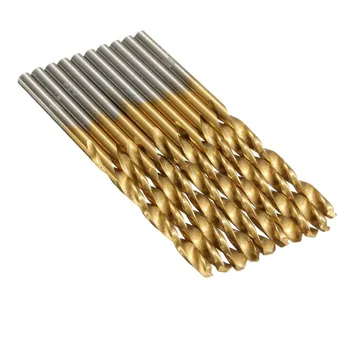 Noi 50Pcs/Set Twist Drill Bit Setat Vazut Set HSS Oțel de calitate Titan Acoperite cu Burghiu de Lemn prelucrarea lemnului Instrument de 1/1.5/2/2.5/3mm Pentru Metal