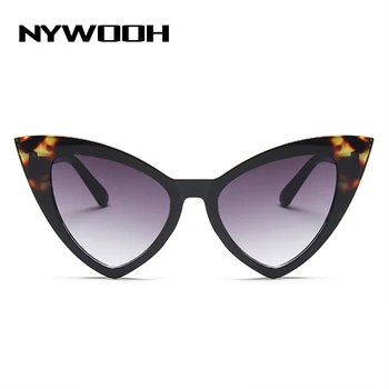 NYWOOH Epocă Ochi de Pisica ochelari de Soare pentru Femei Brand Designer Gradient de Ochelari de Soare Doamnelor Cateye Shades Ochelari de soare UV400
