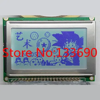 1buc 5V WG12864B 128x64 75x52.7mm Puncte Grafic Gri Display LCD module KS0107 KS0108 Controler Compatibil Nou panou de ecran