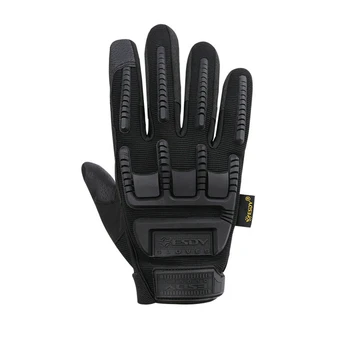 Nouă Bărbați Tactic Plin Deget Mănuși de Înaltă Calitate Negru Anti-Tăiere Și Non Alunecare Sport Mănuși Trage Homme M~XL AE402