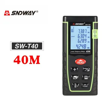 SNDWAY SW-T40 SW-T60 SW-T80 SW-T100 Metru Distanță cu Laser Range Finder Trena Telemetru Bandă Instrument de Măsură
