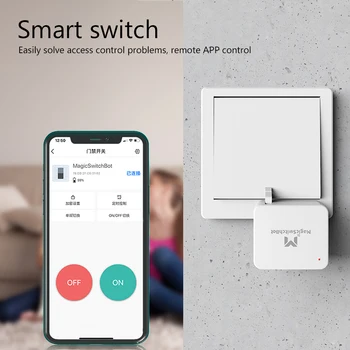 Smart Switch Buton De Împingere Comutator Buton De Control De La Distanță Bluetooth5.0 Butonul de Împingere pentru Garaj Comutator de Perete App Timer Control
