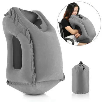 Gonflabile de Călătorie Sac de Dormit Portabil Pernă Pernă pentru Gât pentru Bărbați Femei în aer liber Avion Zbor Tren de Dormit Ușor