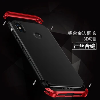 Rezistent la șocuri Armura de Protectie pentru Xiaomi Redmi Nota 8 Pro Note7 K30 Note6 Mi10 Caz Globală Greu TPU Acoperire Cadru Metalic de Lux Shell