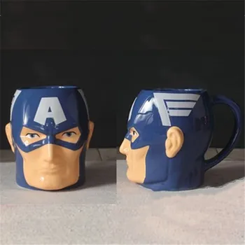 320ml Super-Erou Iron man, SpiderMan Desene animate 3D Cana de Apa Cafea Ceai Lapte Cana Ceramica Biroul de Acasă Ceasca de Colectare Cadouri 1 pecs