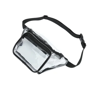 Clar PVC transparent borseta de înaltă calitate, robust din PVC sac de talie disponibile pentru personalizat