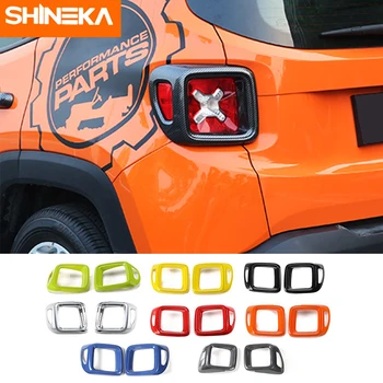 SHINEKA ABS Auto Spate Coada de lumină Lampă de Paza Partea Capacului Protector Cadru Autocolant pentru Jeep Renegade 2016 2017 2018 Styling Auto