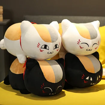 20-60cm Natsume Yuujinchou Nyanko Sensei Pluș Pisica desen Animat Anime Umplute Păpușă Jucărie Perna pentru Copii Cadou de Ziua de nastere